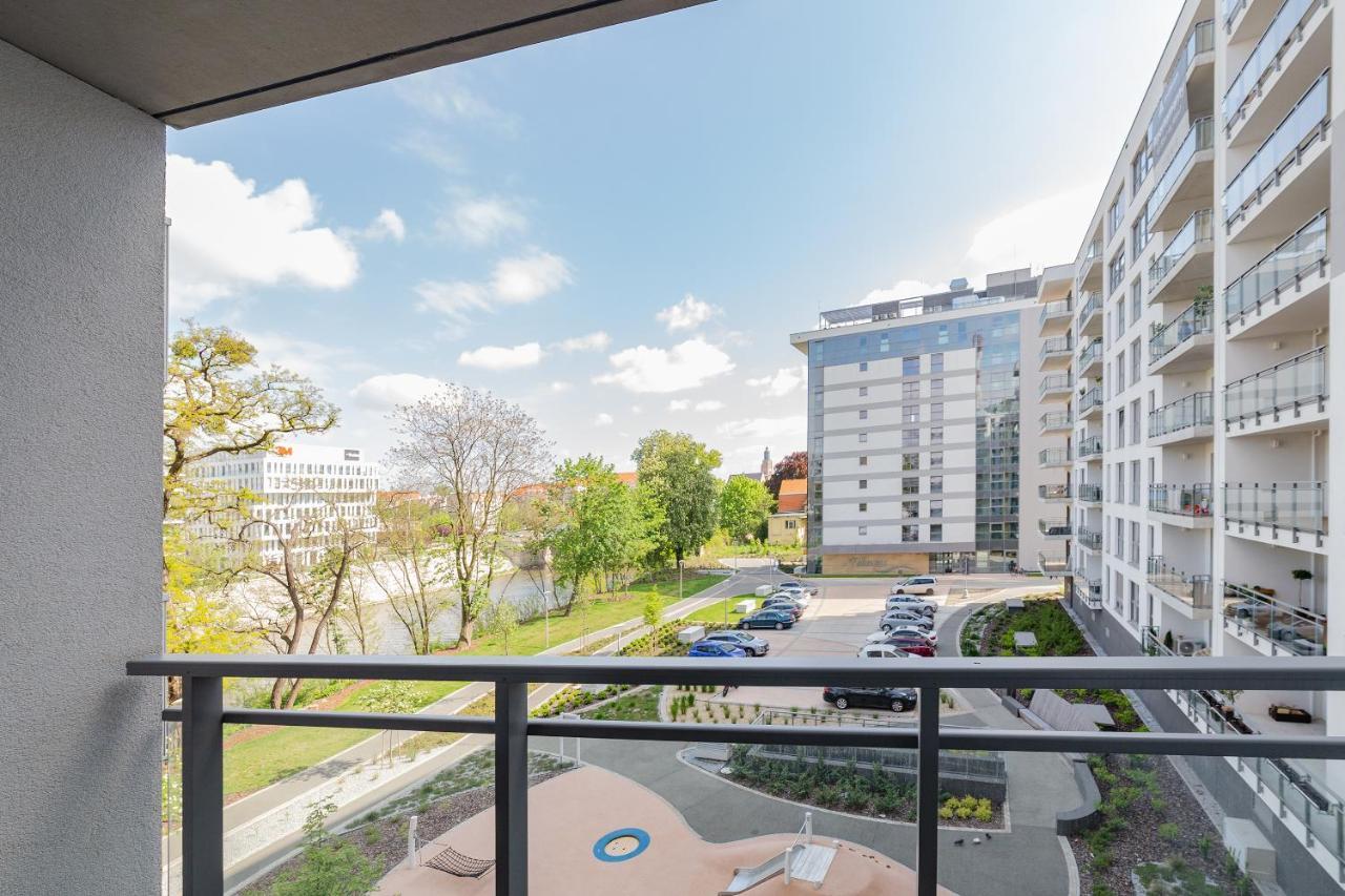 Odra View Apartments III Wroclaw Bagian luar foto